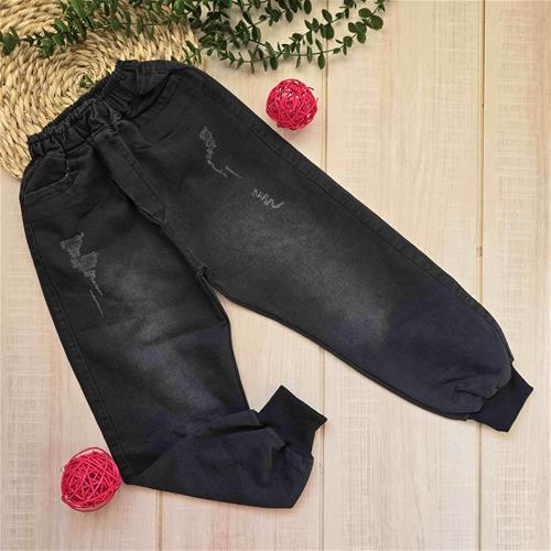 شلوار لی زغالی کد 280