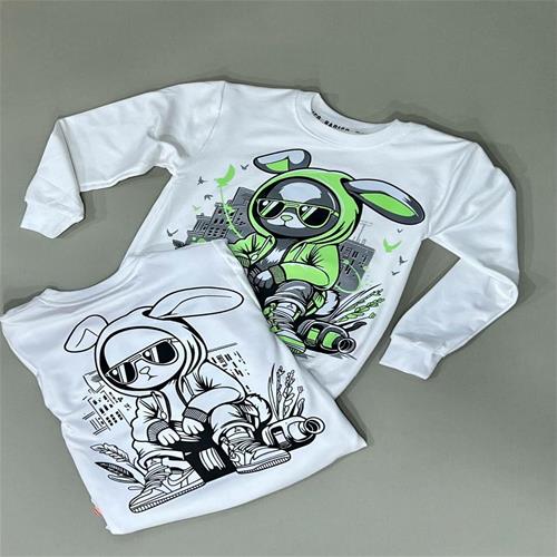 تک بلوز خرگوش زمینه سفید کد 104